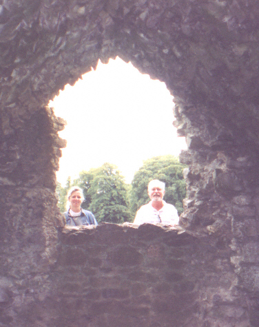 Carrie and her Dad at Blarney