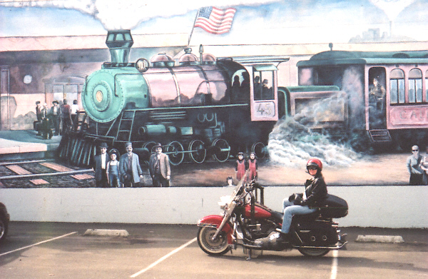 Skunk Train Mural - Ft. Bragg, CA
